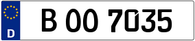 Truck License Plate